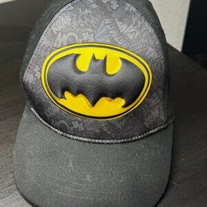 Batman Toddler Snapback Adjustable Baseball Cap Hat DC Comics GUC
